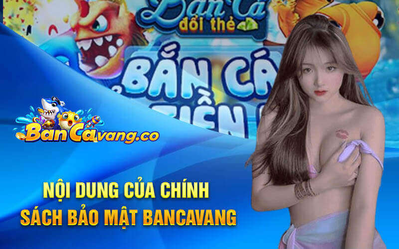 Nội dung của chính sách bảo mật bancavang